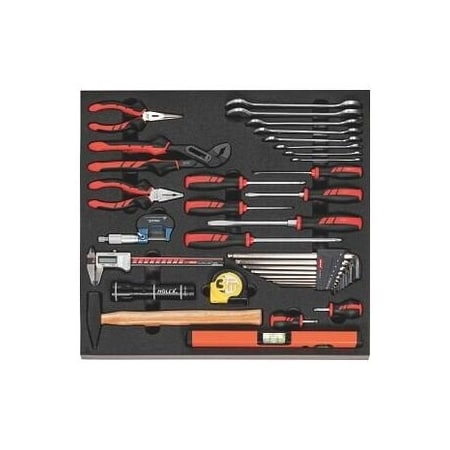 Holex 26 Pc Shop Tool Set in Foam 955081 26